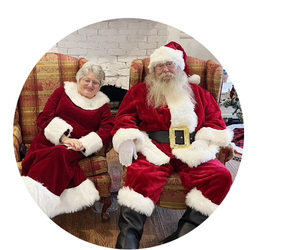 Santa and Mrs Claus